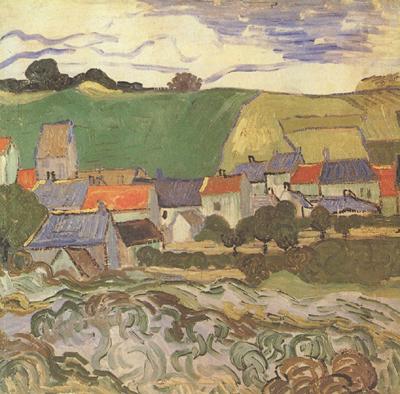 View of Auvers (nn04), Vincent Van Gogh